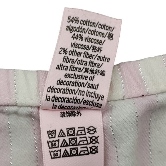 Victoria's Secret Heritage Pajama Set Size XL Pink and White Shirt and Pants - Picture 11 of 14